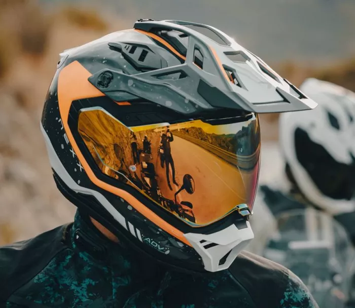 Adventure kask NEXX X.RALLY Yuma grey/orange